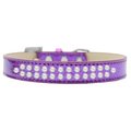 Unconditional Love Two Row Pearl Dog Collar, Purple Ice Cream - Size 18 UN2457161